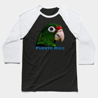 Puerto Rican Parrot Baseball T-Shirt